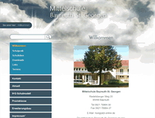 Tablet Screenshot of mittelschule-bayreuth.de